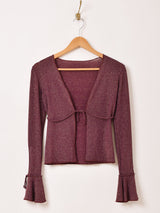 イタリア製 ラメ 長袖トップス