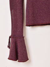 イタリア製 ラメ 長袖トップス