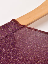 イタリア製 ラメ 長袖トップス