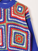 【2色展開】Elcamino モックネック グラニーセーター