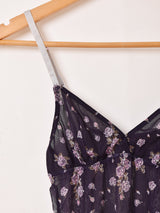 花柄 ランジェリー キャミソール