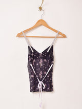 花柄 ランジェリー キャミソール