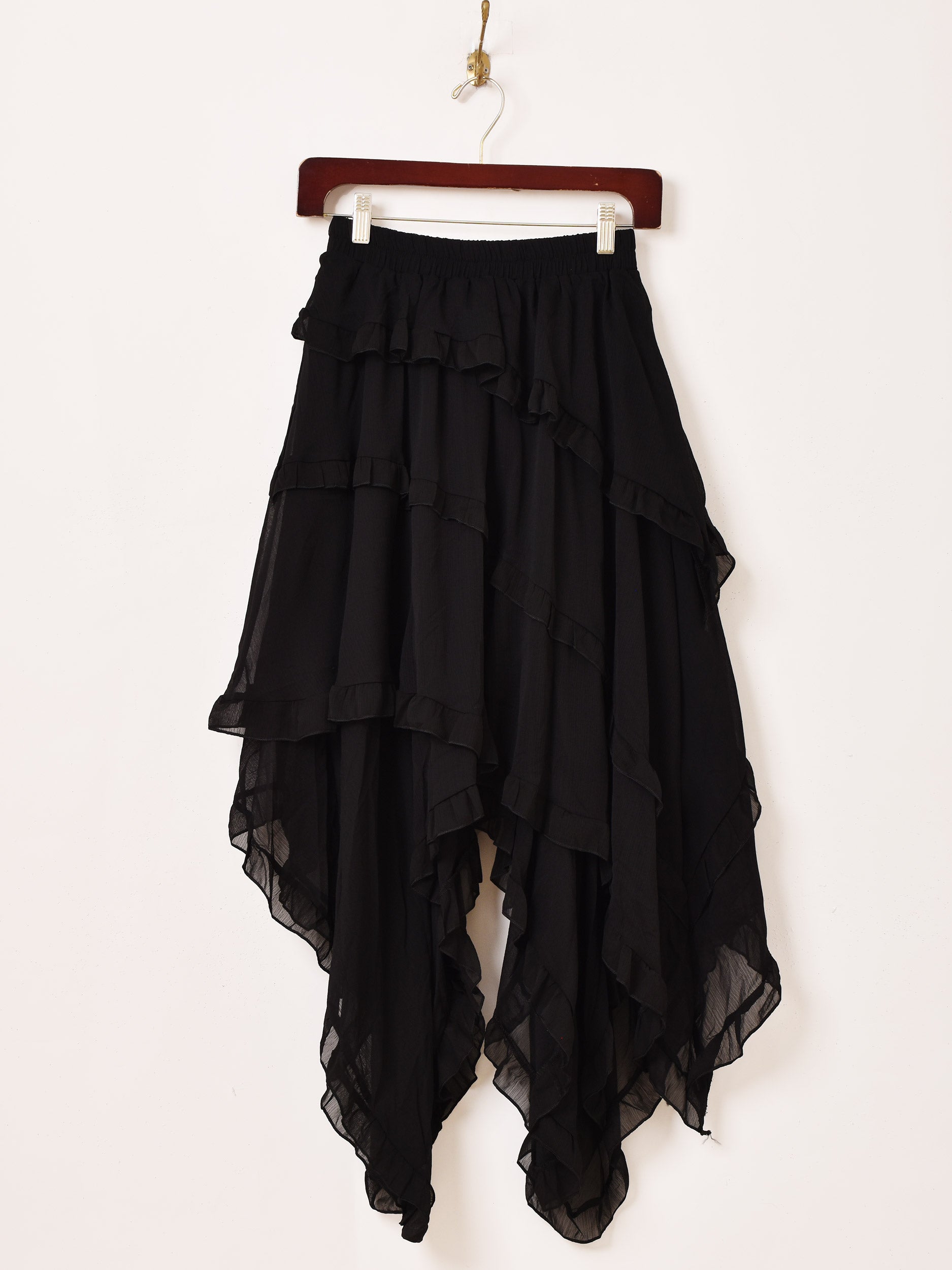 hyde着系BPNアシンメトリーフリルスカート 黒　ifラルク hyde着系BPNアシンメトリーフリルスカート 黒 ifラルク 【公式通販】