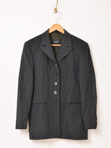 ストライプ柄 テーラードジャケット