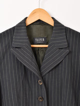 ストライプ柄 テーラードジャケット