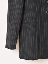 ストライプ柄 テーラードジャケット