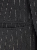 ストライプ柄 テーラードジャケット