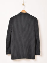 ストライプ柄 テーラードジャケット