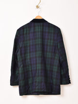チェック柄 テーラードジャケット