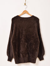 【7色展開】Meridian シャギーニット カーディガン