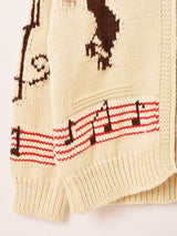 Meridian ダンス柄 カウチンセーター