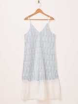 【2色展開】Elcamino レース×チェック柄 キャミソールワンピース