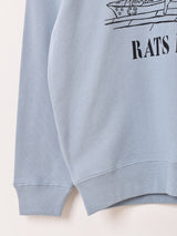 【2色展開】 プリント スウェットシャツ「CRACKER BOX」