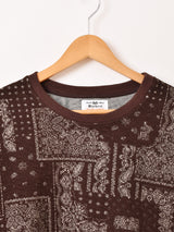 【2色展開】Backers ペイズリー柄 長袖 トップス