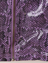 パイソン柄 ジャケット