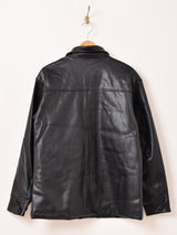 Backers フェイクレザー カーコート