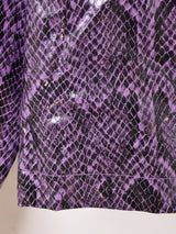 パイソン柄 ジャケット