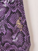 パイソン柄 ジャケット