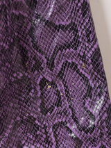 パイソン柄 ジャケット