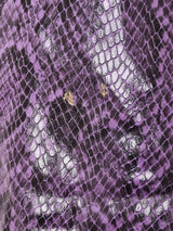 パイソン柄 ジャケット