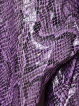 パイソン柄 ジャケット