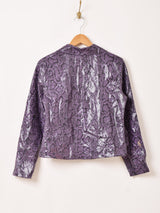 パイソン柄 ジャケット