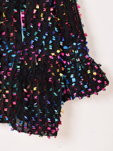 カラフルテープ メッシュ ジャケット