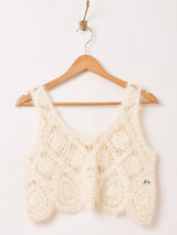 Meridian クロシェ ファー キャミソール