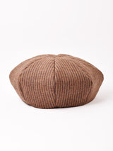 【2色展開】ストライプ柄 キャスケット