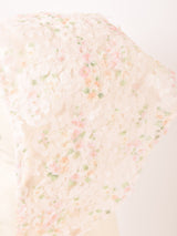 【2色展開】花柄 レース バブーシュカ
