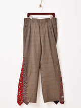 リメイク ドッキングネクタイ フレアパンツ W34