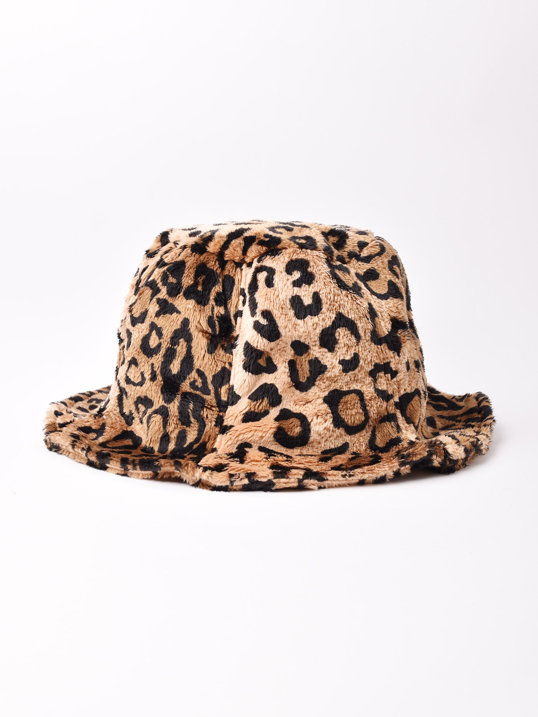 hoodlum フッドラム豹柄ベレー帽　フェイクファー　レオパード　サイズフリー hoodlum フッドラム豹柄ベレー帽 フェイクファー レオパード