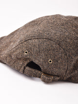 【3色展開】ヘリンボーン ウール ハンチング