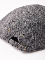 【3色展開】ヘリンボーン ウール ハンチング