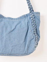 【2色展開】デニム ショルダー トートバッグ