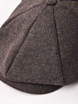 【3色展開】ツイード キャスケット