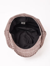 【2色展開】グレンチェック柄 キャスケット