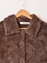 Elcamino 襟付き フェイクファ ーベスト