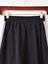 【2色展開】Meridian ライン入り ナイロン フリルスカート