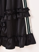 【3色展開】Meridian ライン入り トラックタイプ フリルスカート