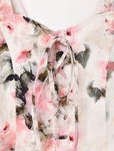 Emerald Motel 花柄 レースアップ ビスチェ