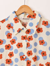 Elcamino 花柄 半袖シャツ