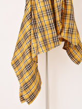 【3色展開】Meridian チェック柄 アシンメトリー キャミソール