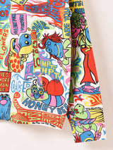 Backers ポップアート柄 プリント ジャケット