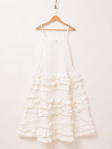 【2色展開】Emerald Motel ボリューム フリル キャミソールワンピース