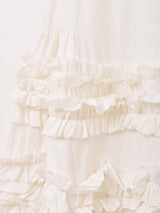 【2色展開】Emerald Motel ボリューム フリル キャミソールワンピース