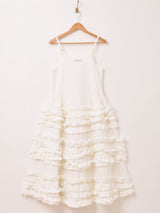 【2色展開】Emerald Motel ボリューム フリル キャミソールワンピース