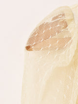 70's Made in USA "GUNNE SAX" チュールレース ロングドレス