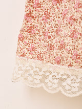 70's Made in USA ”GUNNE SAX" 長袖 小花柄 プレーリードレス