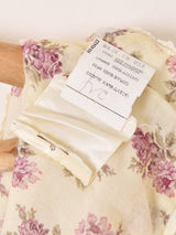 70's Made in USA "GUNNE SAX" 花柄 ロングドレス